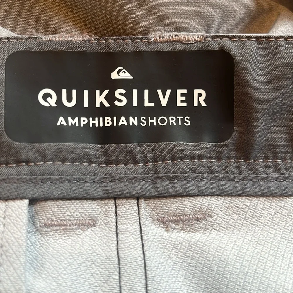 Men’s Quiksilver Amphibian Gray shorts, Sz 30, NICE!!! - Picture 6 of 7